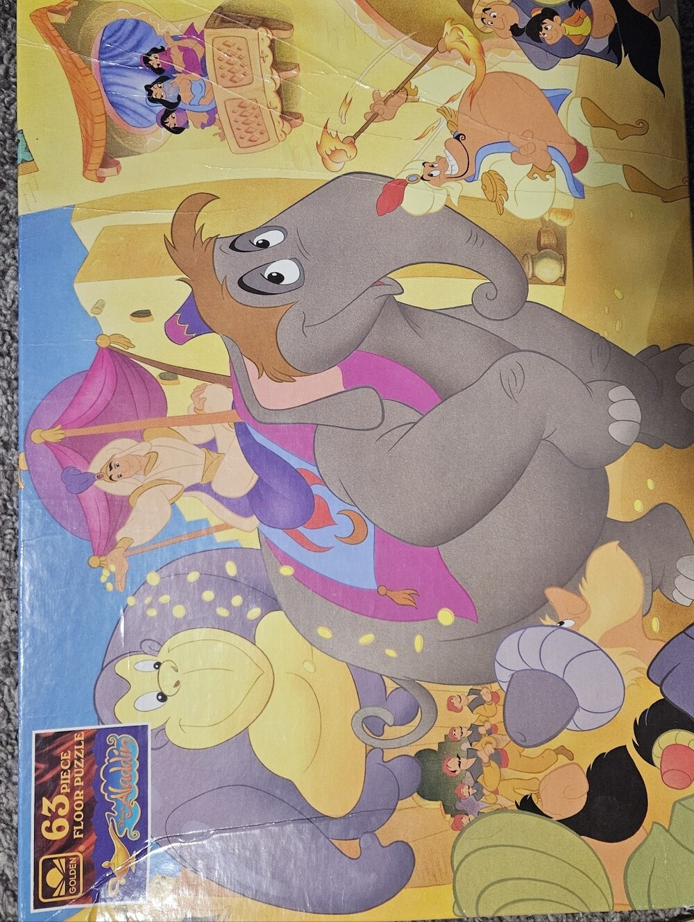 Vintage 63 Piece Aladdin Puzzle